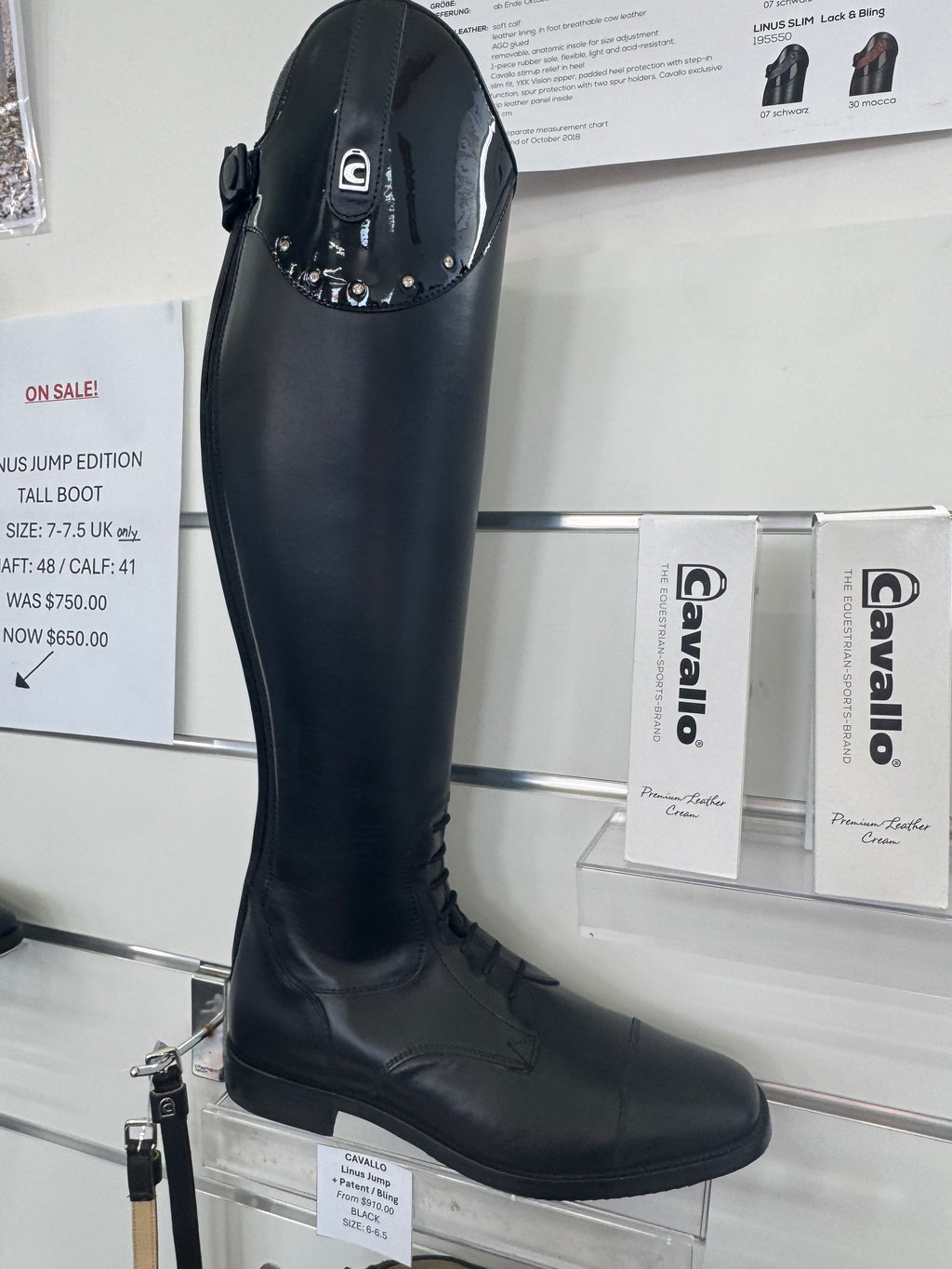 CavalLinus Jump Ed Lack + Strass