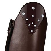 557145 Signature Cuff Patent Leather with 10 Crystals