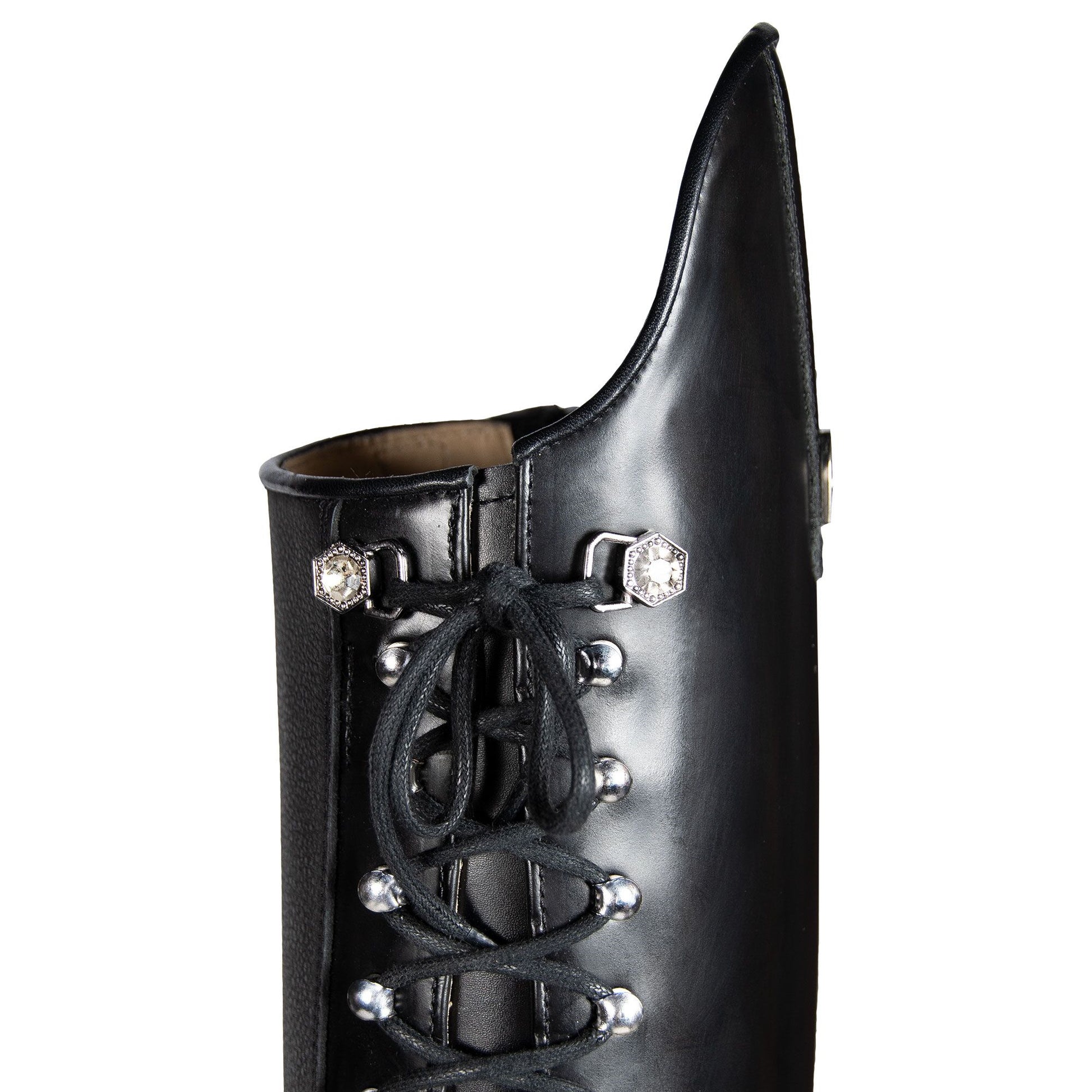 557134 Hooks and eyelets in silver with or without crystals