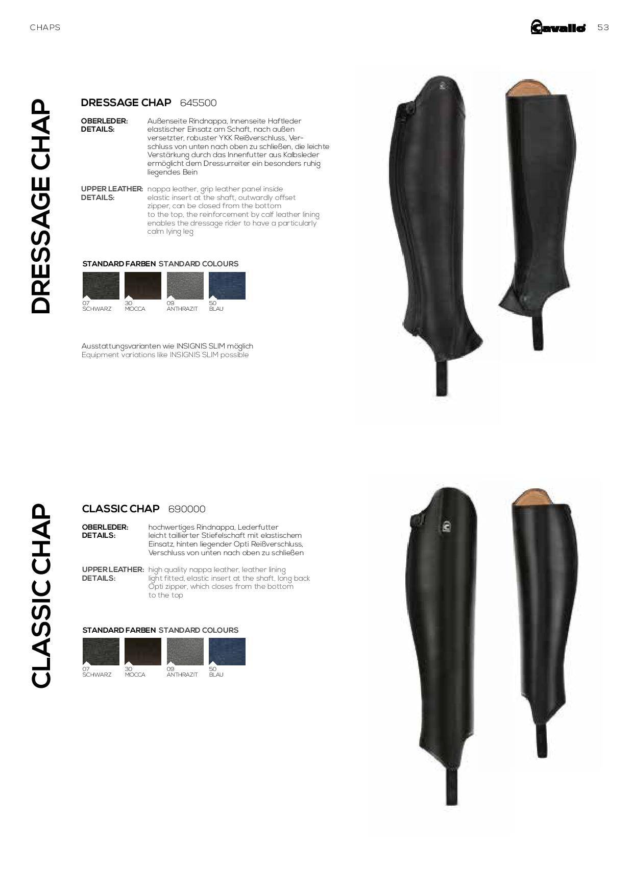 Dressage Chap