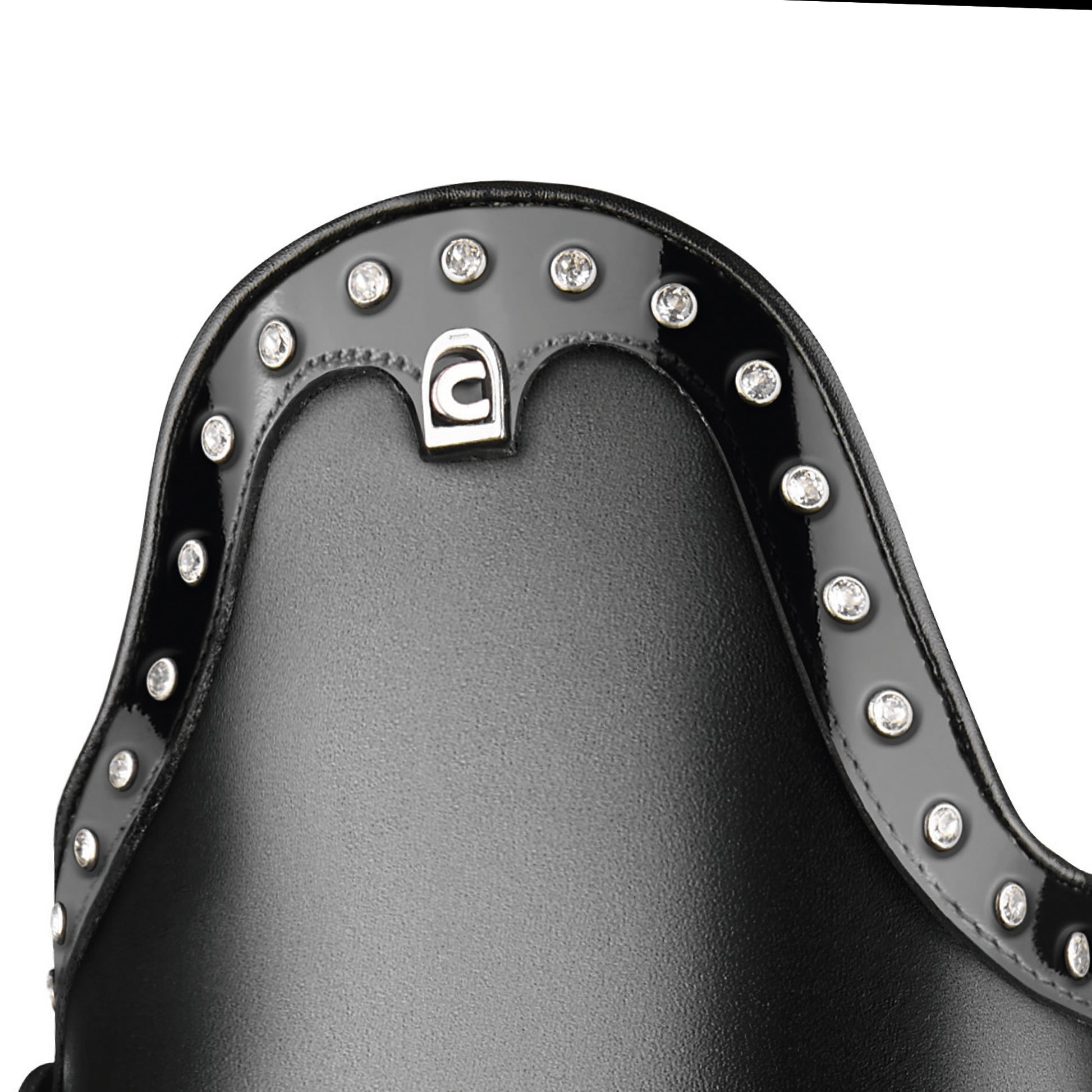 Patent Leather and Crystals around cuff PLUS 557112