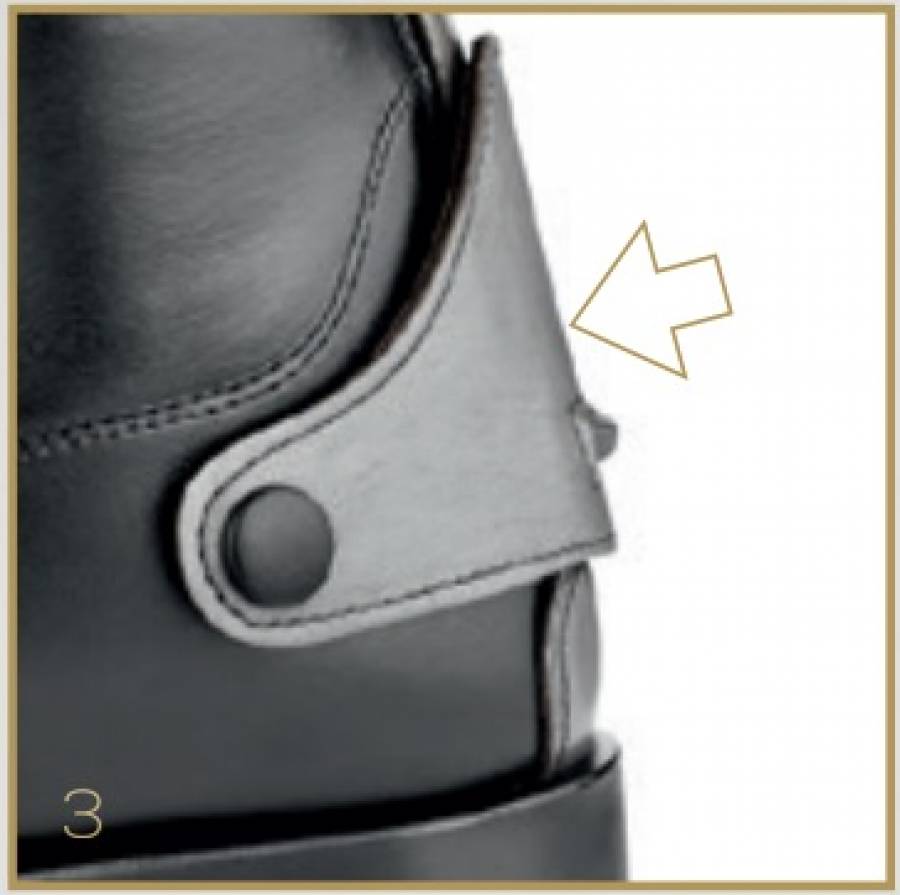Patent Leather Spur Protection 557040