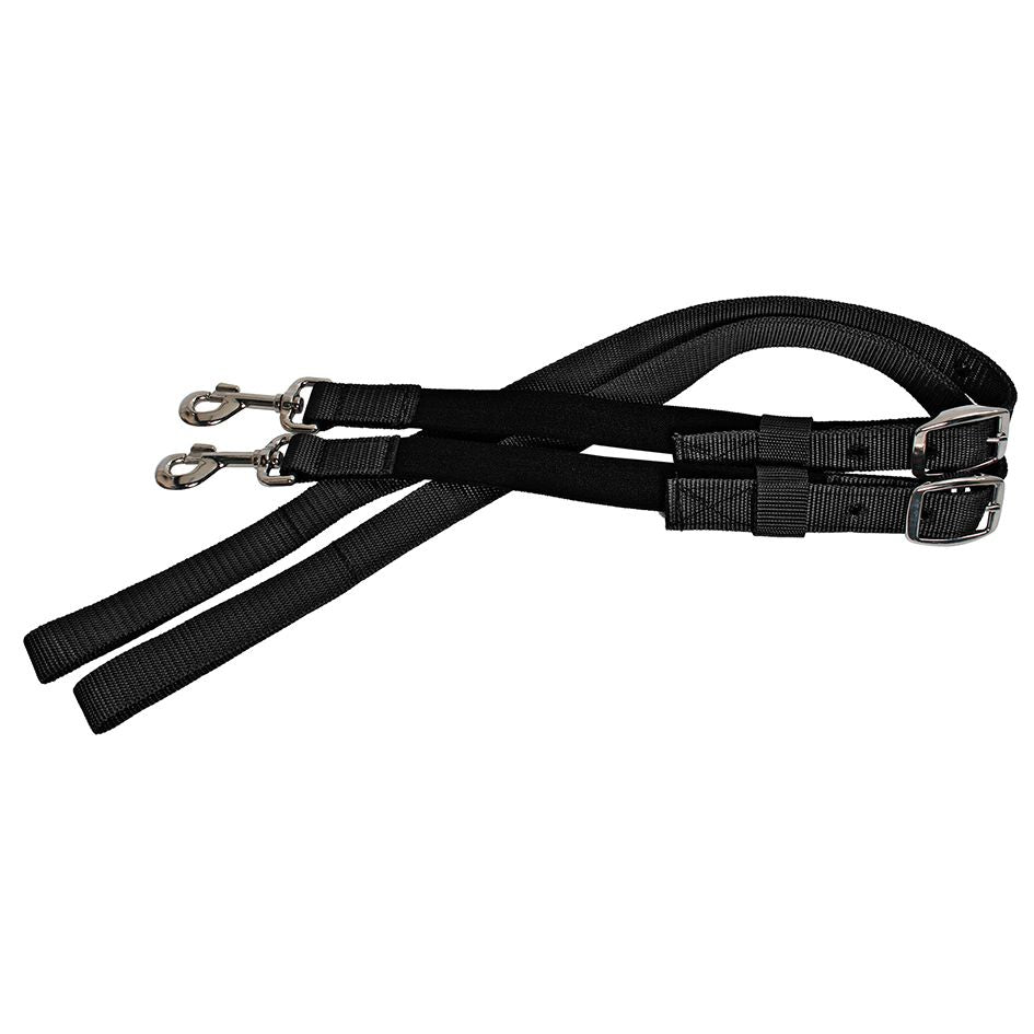 Nylon Side rein Black