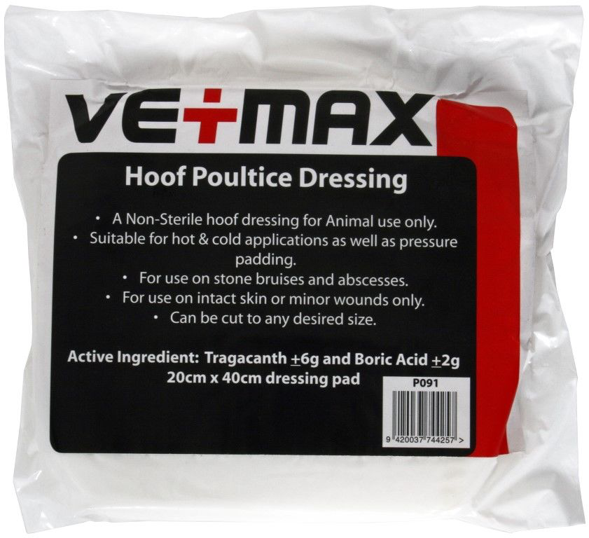 VetMax Hoof Poultice Dressing 3pk
