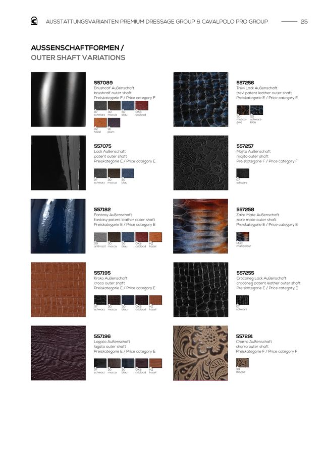 OUTER SHAFT VARIATIONS - CROCONEG LACK